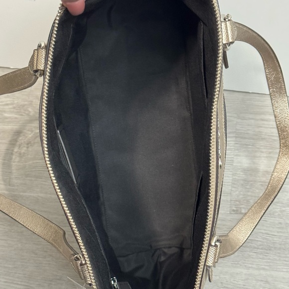 Coach Metallic Gold Tote Bag NWT - Picture 3 of 5